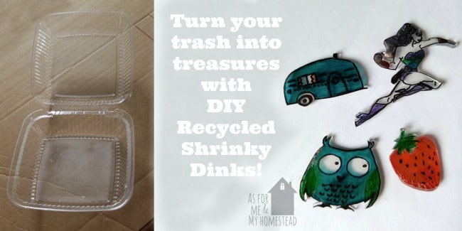 DIY Recycled Shrinky Dinks - As For Me and My Homestead